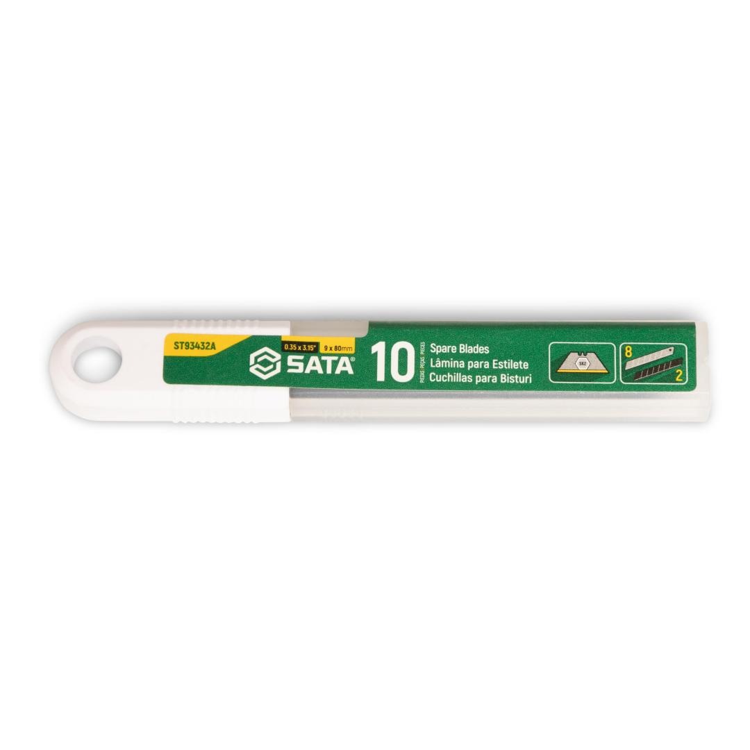 Blade Set For Trapezoidal Utility Knife 100 Pz - SATA Colombia