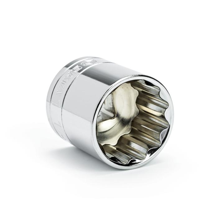 Image of 20 Pc. 1/2" Drive 6 and 12 Point SAE Socket Set - SATA