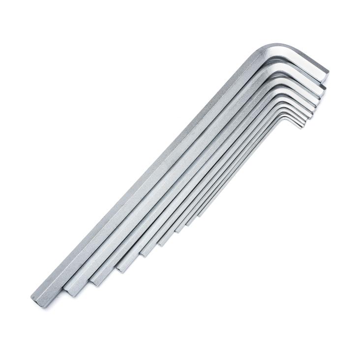 Image of 9-Key Metric Extra Long Arm Hex Key Set - SATA