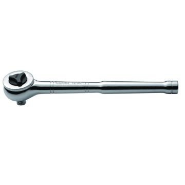 Image of 3/8" Drive 60-Tooth Quick Release Round Head Ratchet - SATA