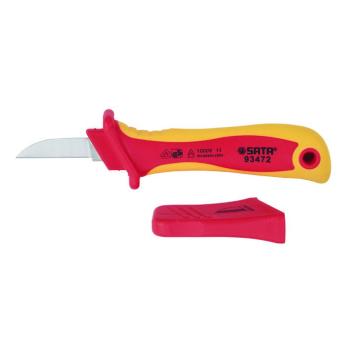 Image of VDE Insulated Cable Knife, Straight Blade - SATA